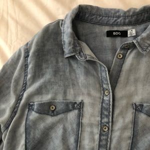 BDG Denim Colored Large Flannel